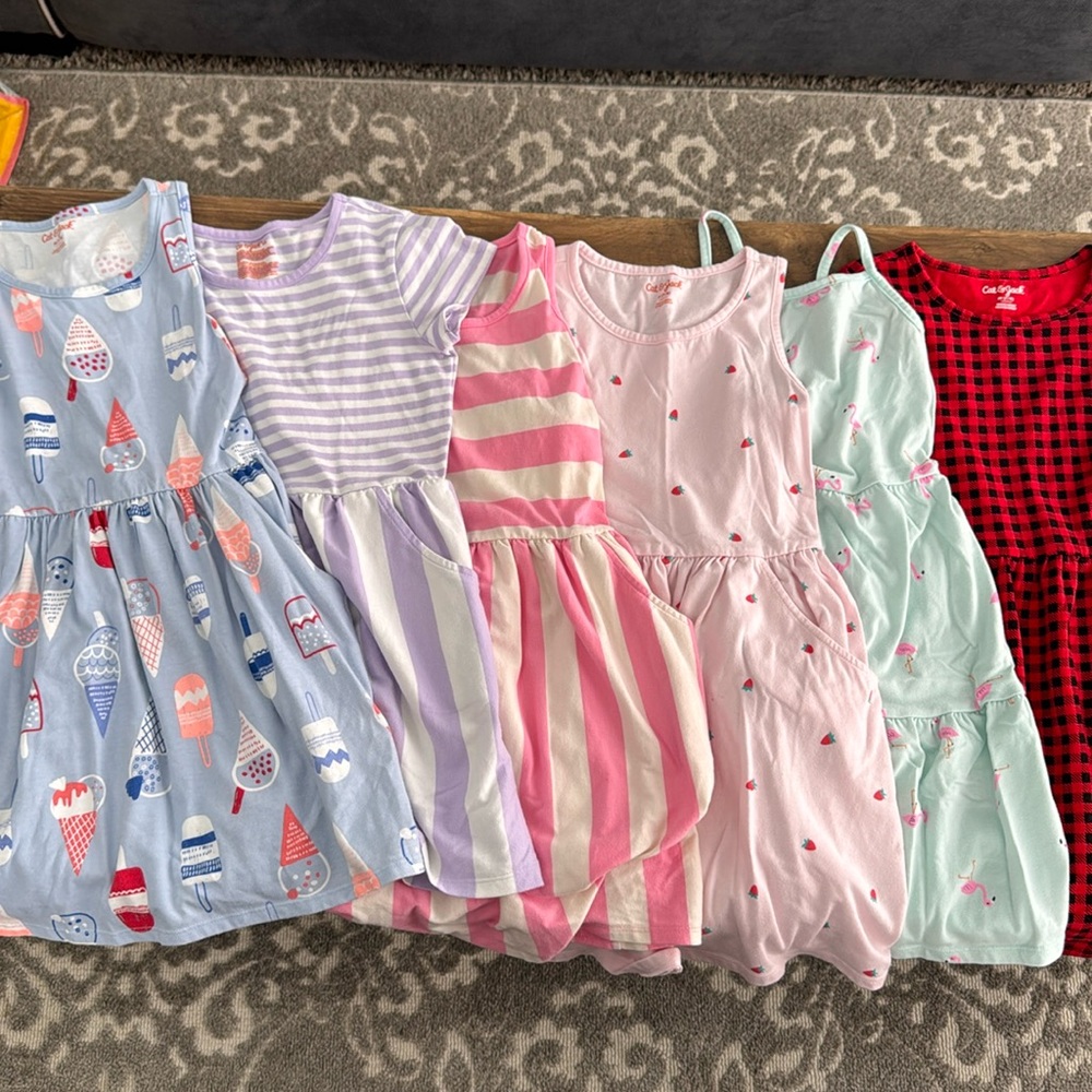 Cat & Jack dress bundle. Size 7/8